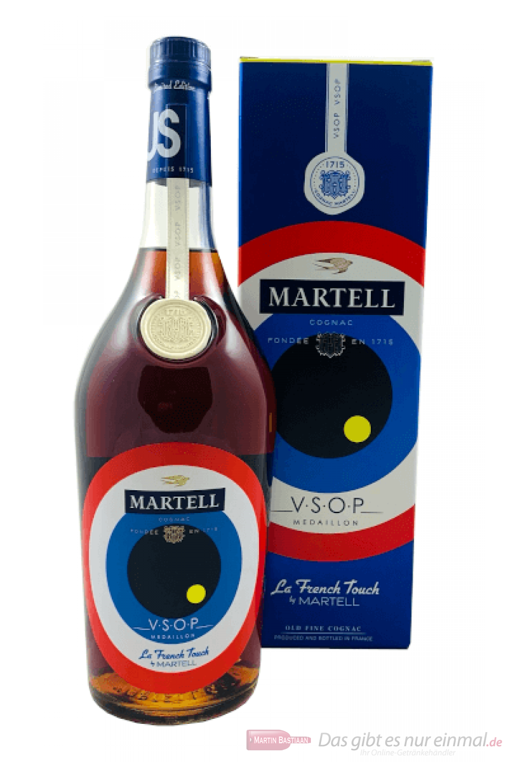 Martell VSOP La French Touch Edition Cognac 1,0l