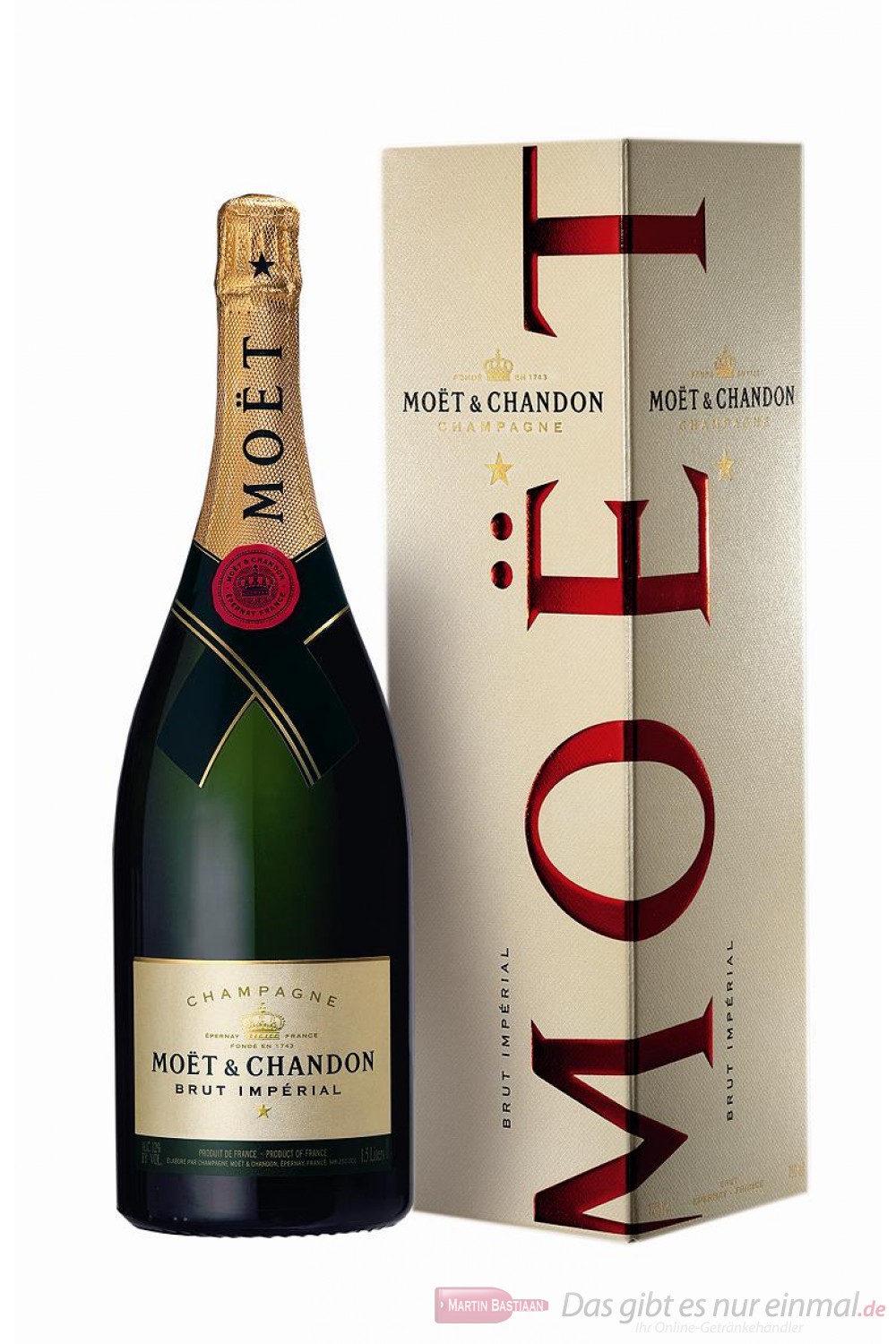 Moet & Chandon Champagner Brut Impérial GP 12% 1,5l Magnum Flasche