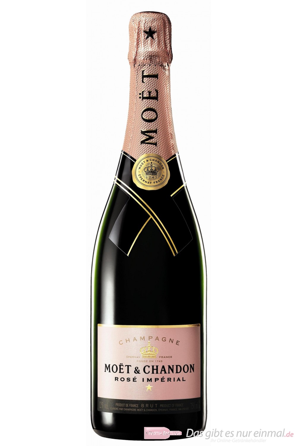 Moet & Chandon Champagner Brut Impérial Rosé 12% 0,75l Flasche