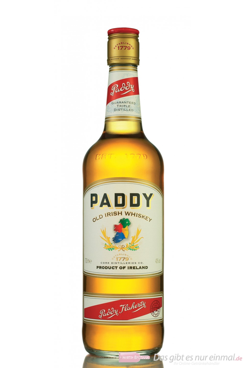 Paddy Irish Whiskey 40% 1,0l