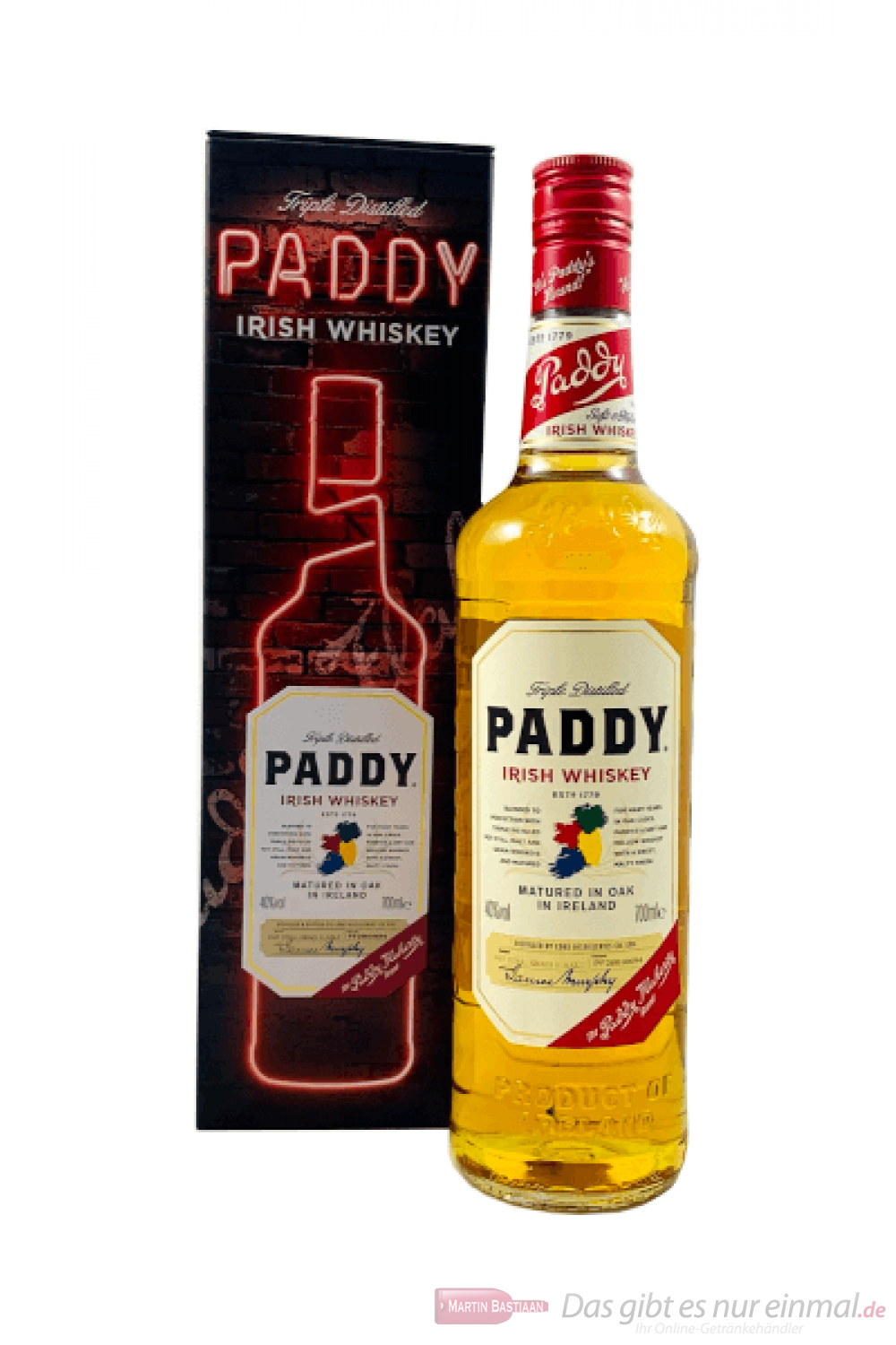 Paddy in Tinbox Irish Whiskey 0,7l