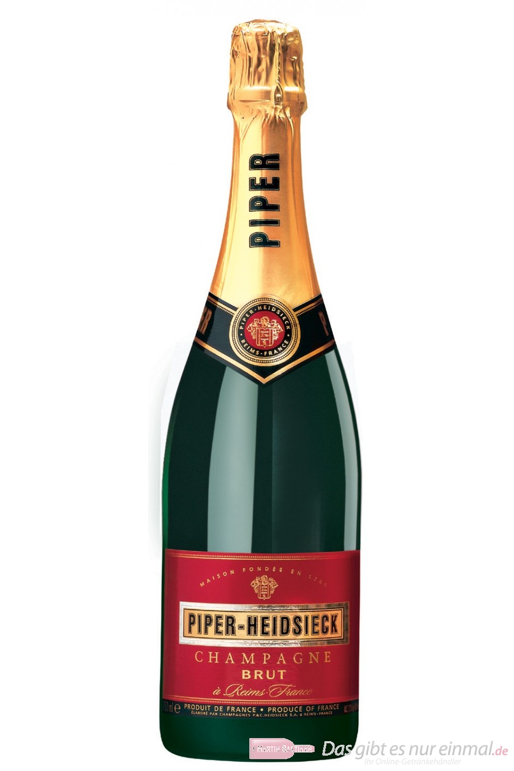 Piper Heidsieck Brut Champagner 12% 6,0l Méthusalem Flasche