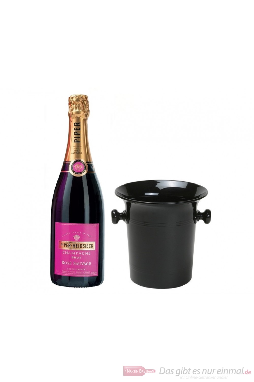 Piper Heidsieck Rosé Sauvage im Champagner Kübel 0,75l