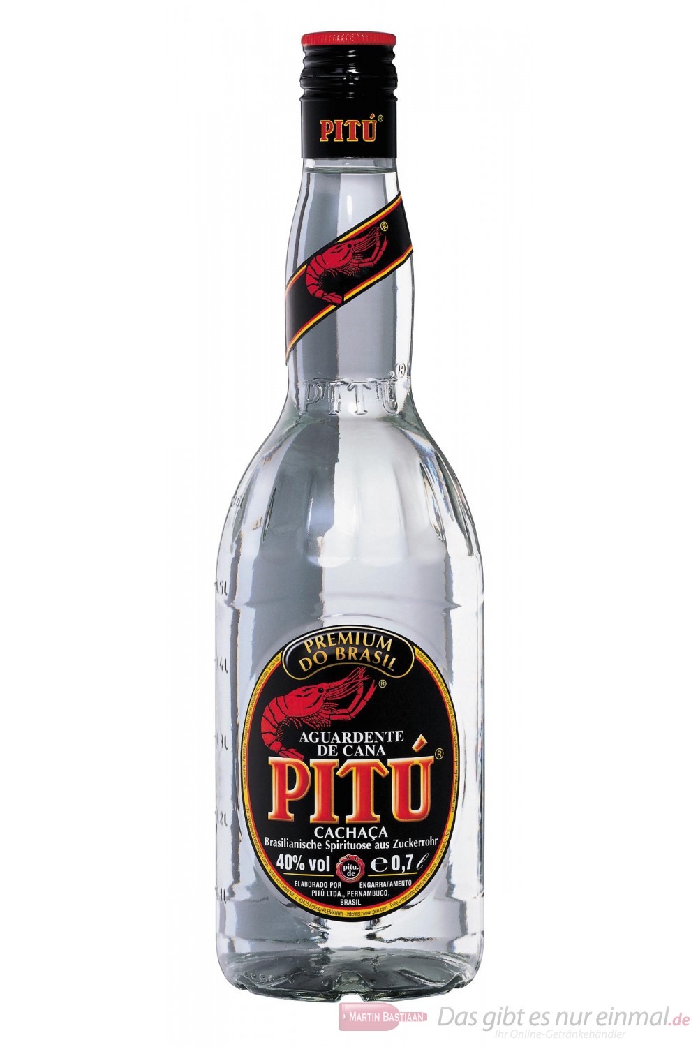 Pitu Cachaca 40 % 0,7 l Flasche