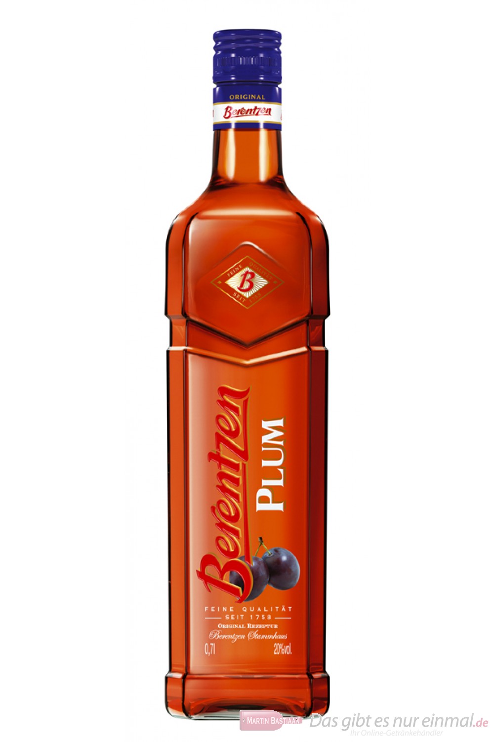 Berentzen Plum 20% 0,7l Pflaume Flasche