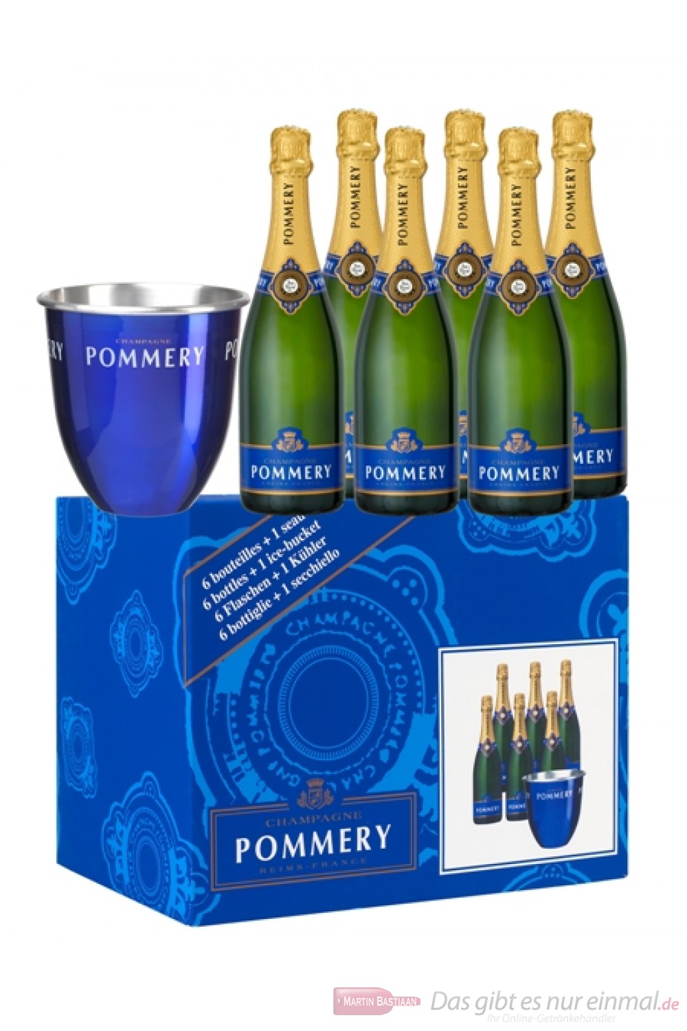 Pommery Champagner Royal Brut + 1 Kühler