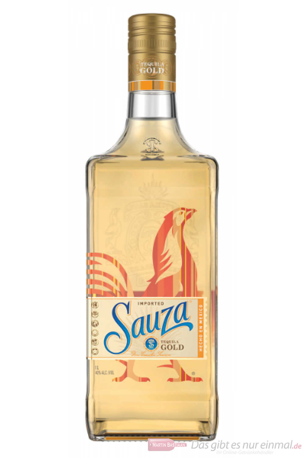 Sauza Tequila Gold 38% 1,0 l Flasche