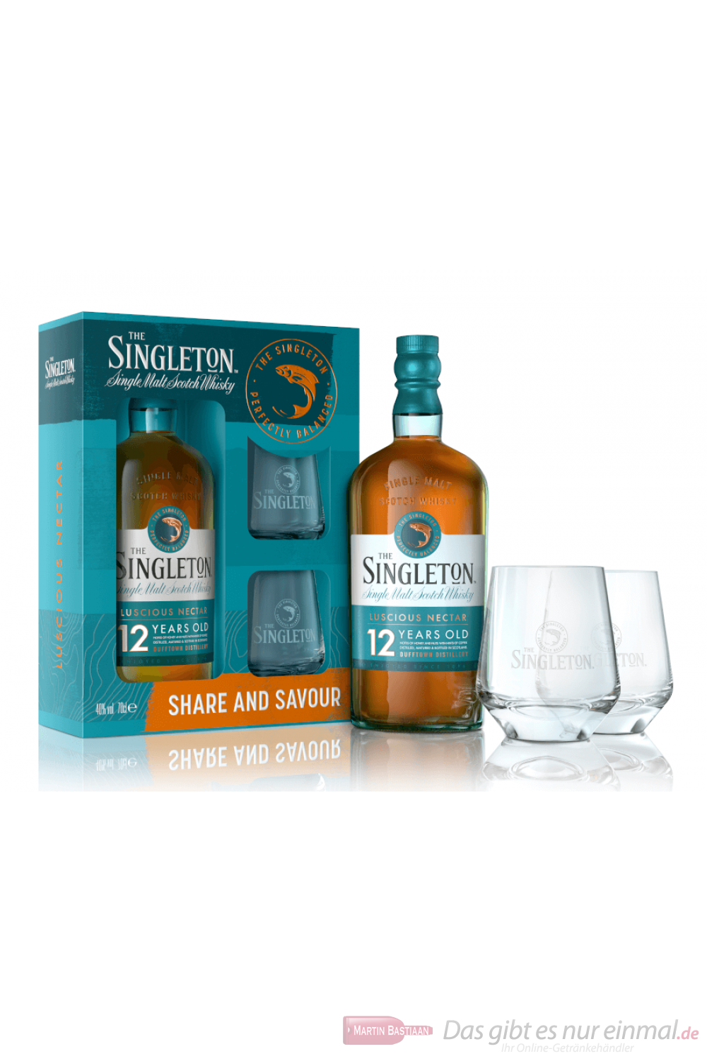 The Singleton of Dufftown 12 Jahre mit Glas Single Malt Scotch Whisky 0,7l