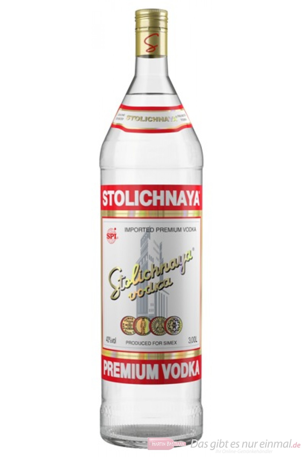 Stolichnaya Vodka 3l
