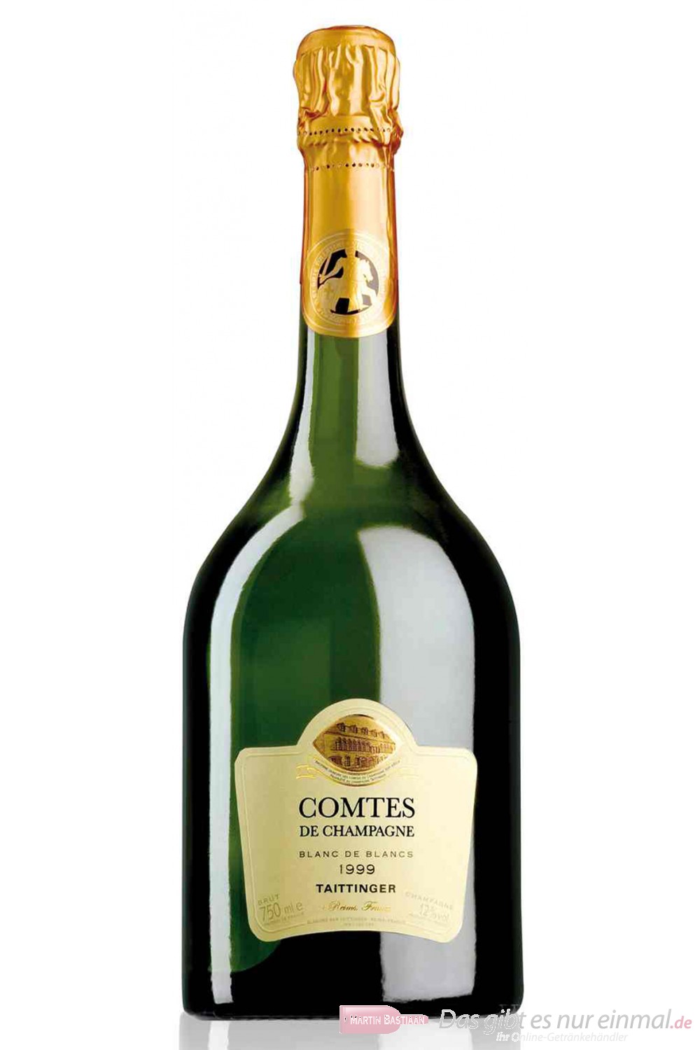 Taittinger Champagner Comtes de Champagne Blanc de Blanc 1999 12 % 0,75 l. Flasche