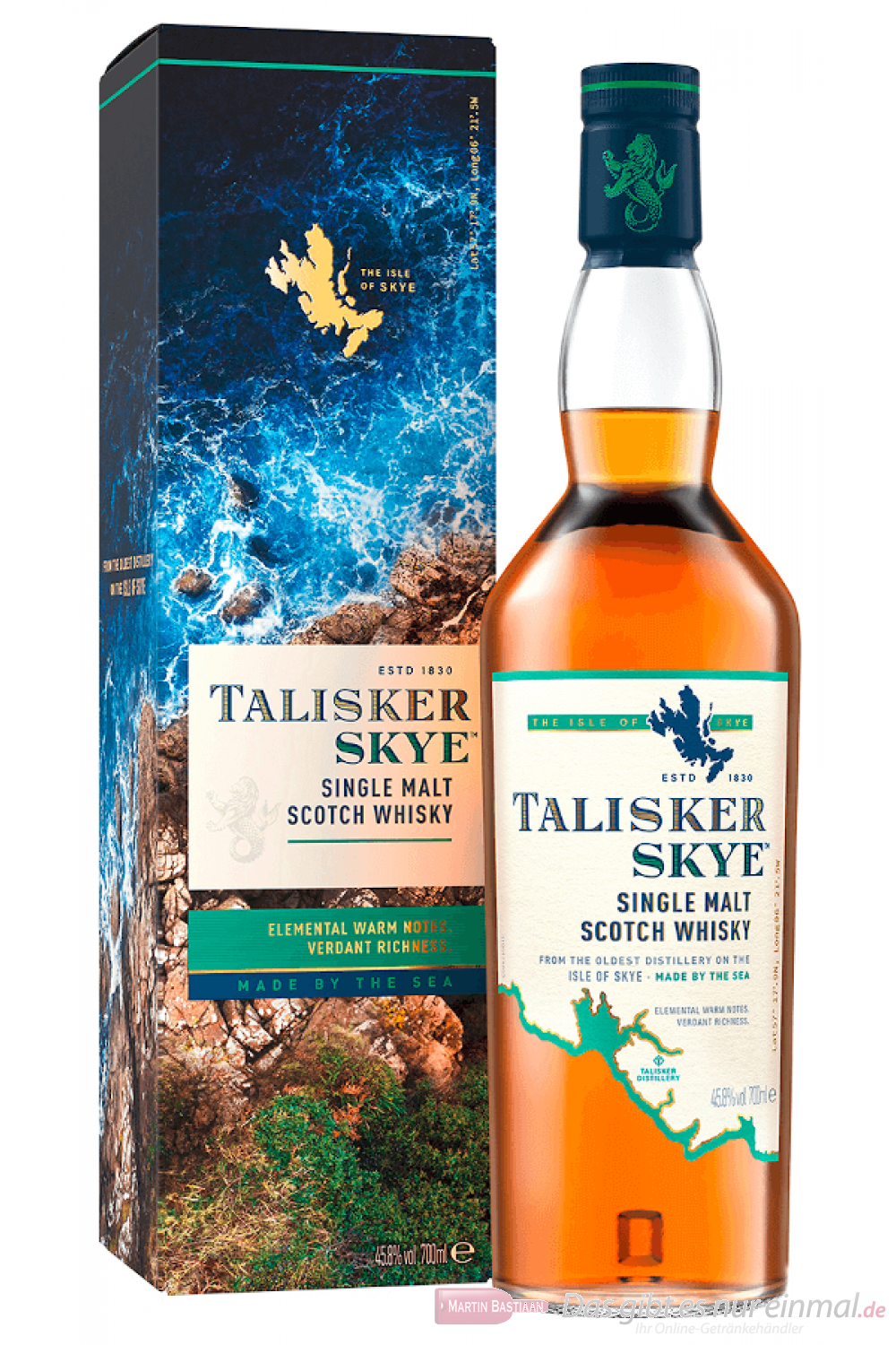 Talisker Skye Single Malt Scotch Whisky 0,7l Flasche