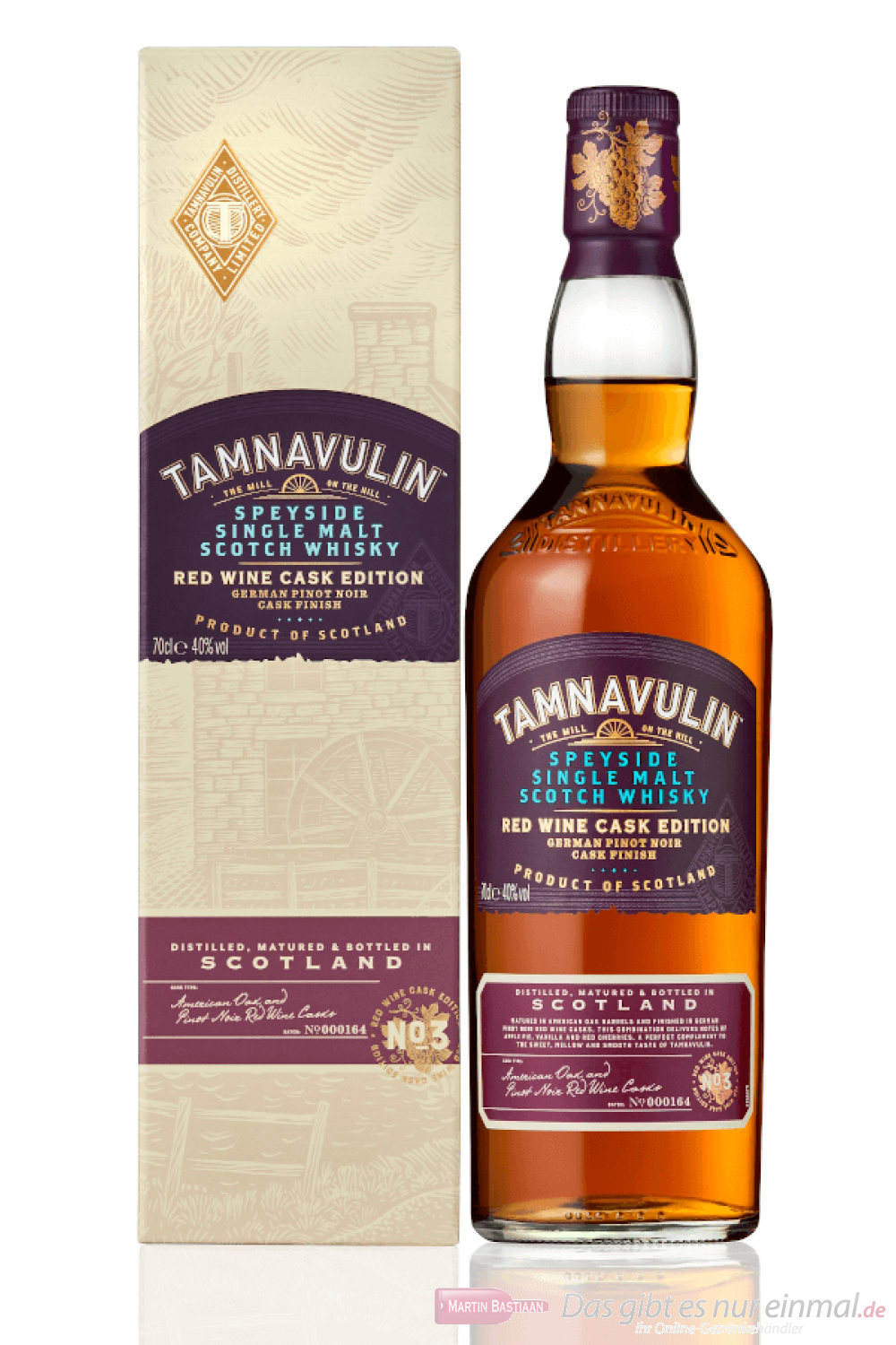 Tamnavulin Red Wine Cask Edition Single Malt Scotch Whisky in GP 0,7l
