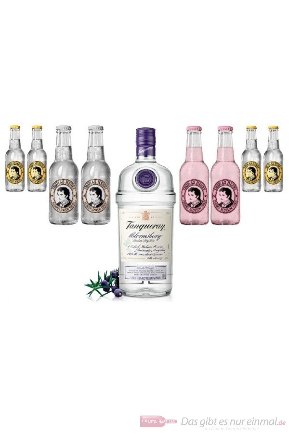Tanqueray Bloomsbury Tonic Water Mix Pack