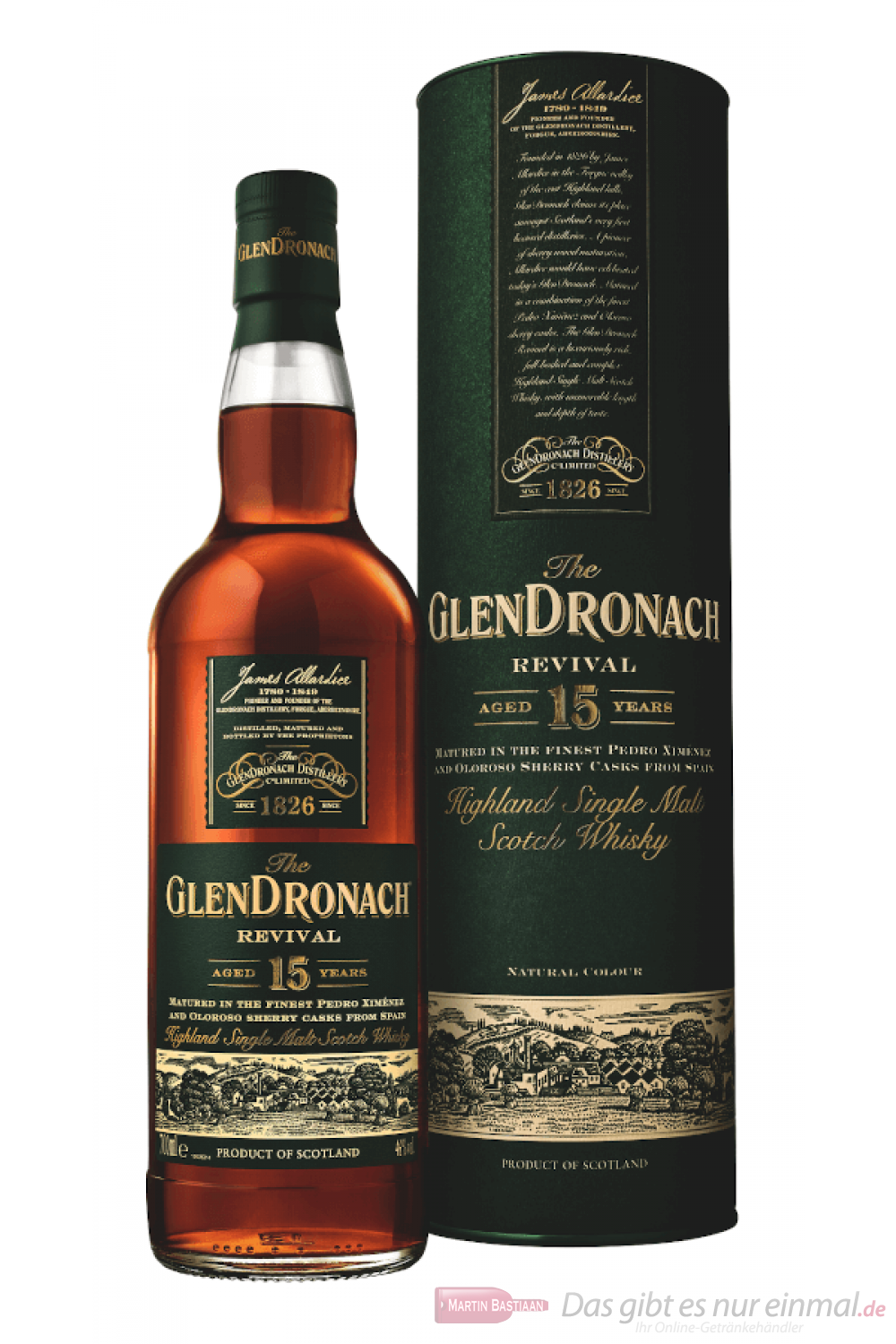 Glendronach 15 Years Revival Single Malt Scotch Whisky 0,7l
