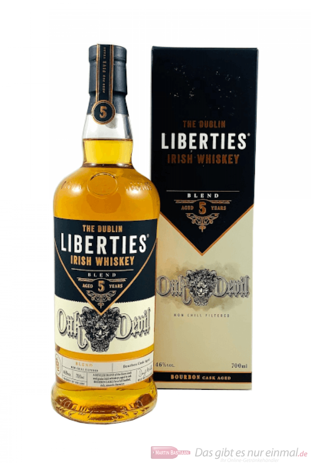 The Dublin Liberties Oak Devil Irish Whiskey 0,7l
