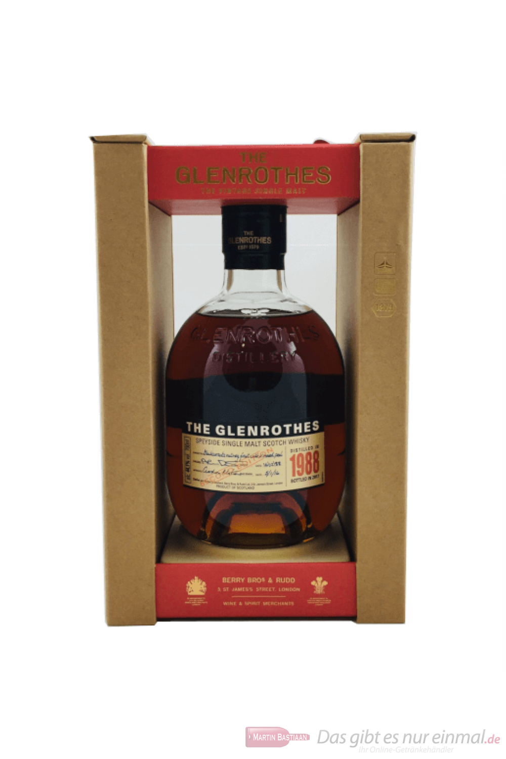 The Glenrothes 1988er Vintage Single Malt Scotch Whisky 0,7l