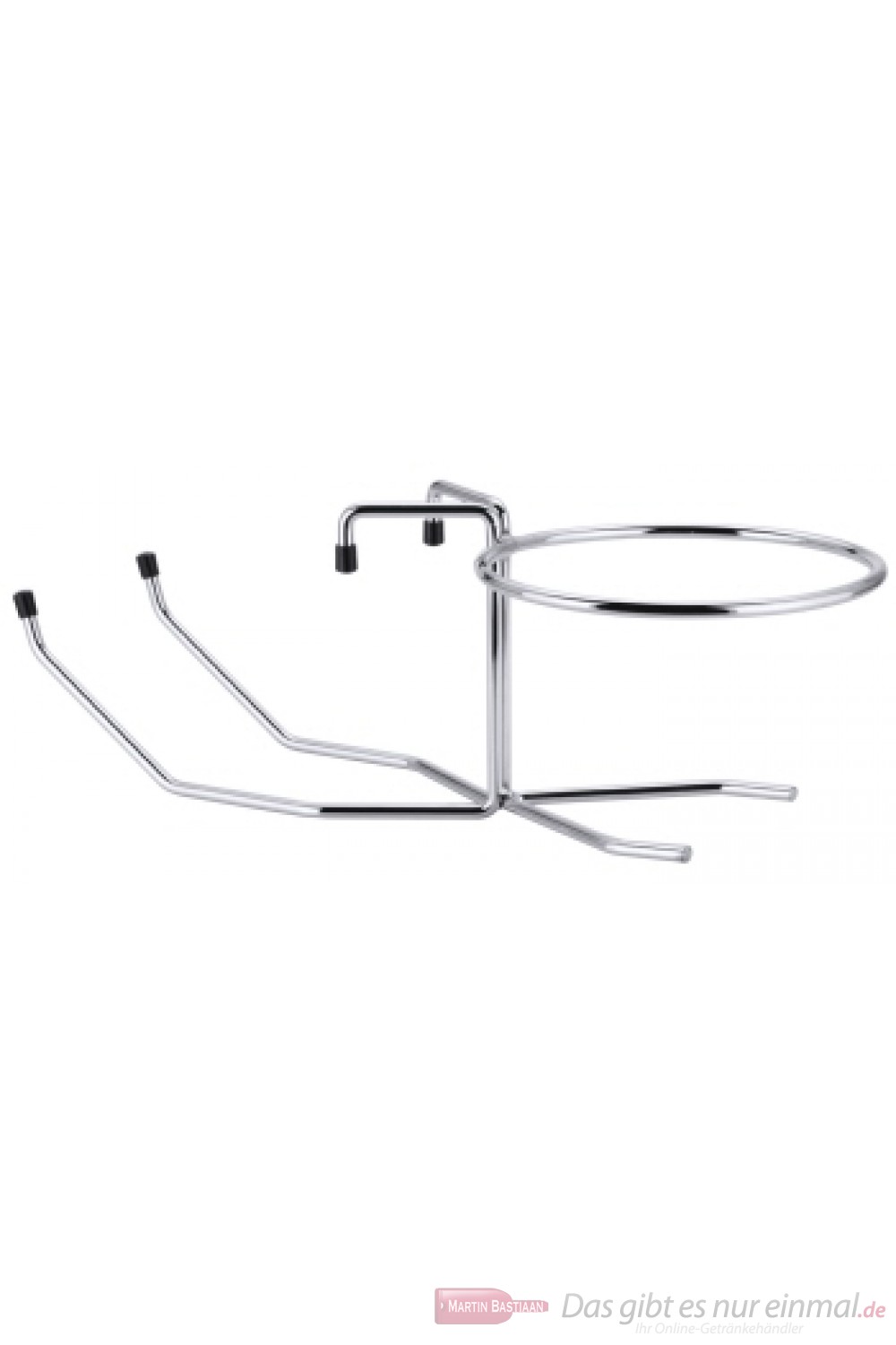 Contacto Tischhalterung für Sektkühler verchromter 8 mm Stahldraht schwere Qualität Durchmesser 18,4cm