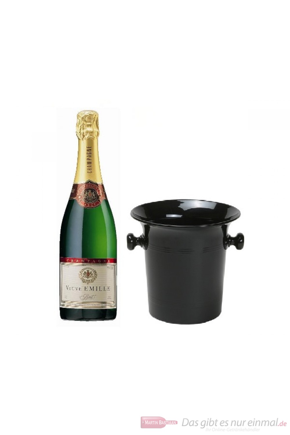 Veuve Emille Champagner Brut im Champagner Kübel 0,75l