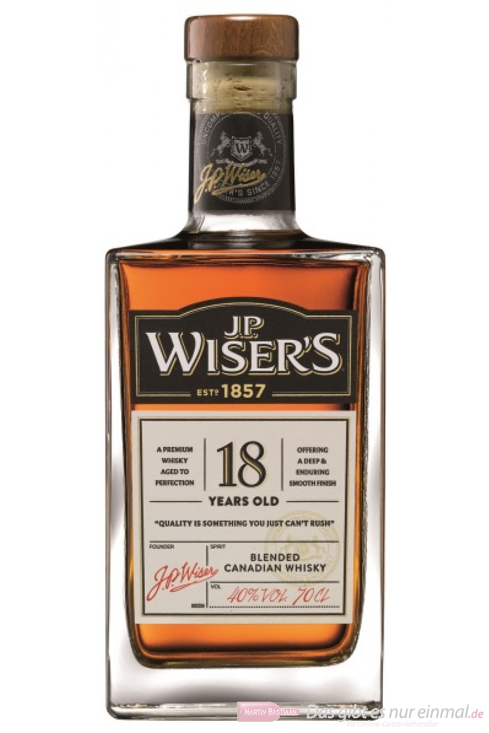 J.P. Wisers 18 Years