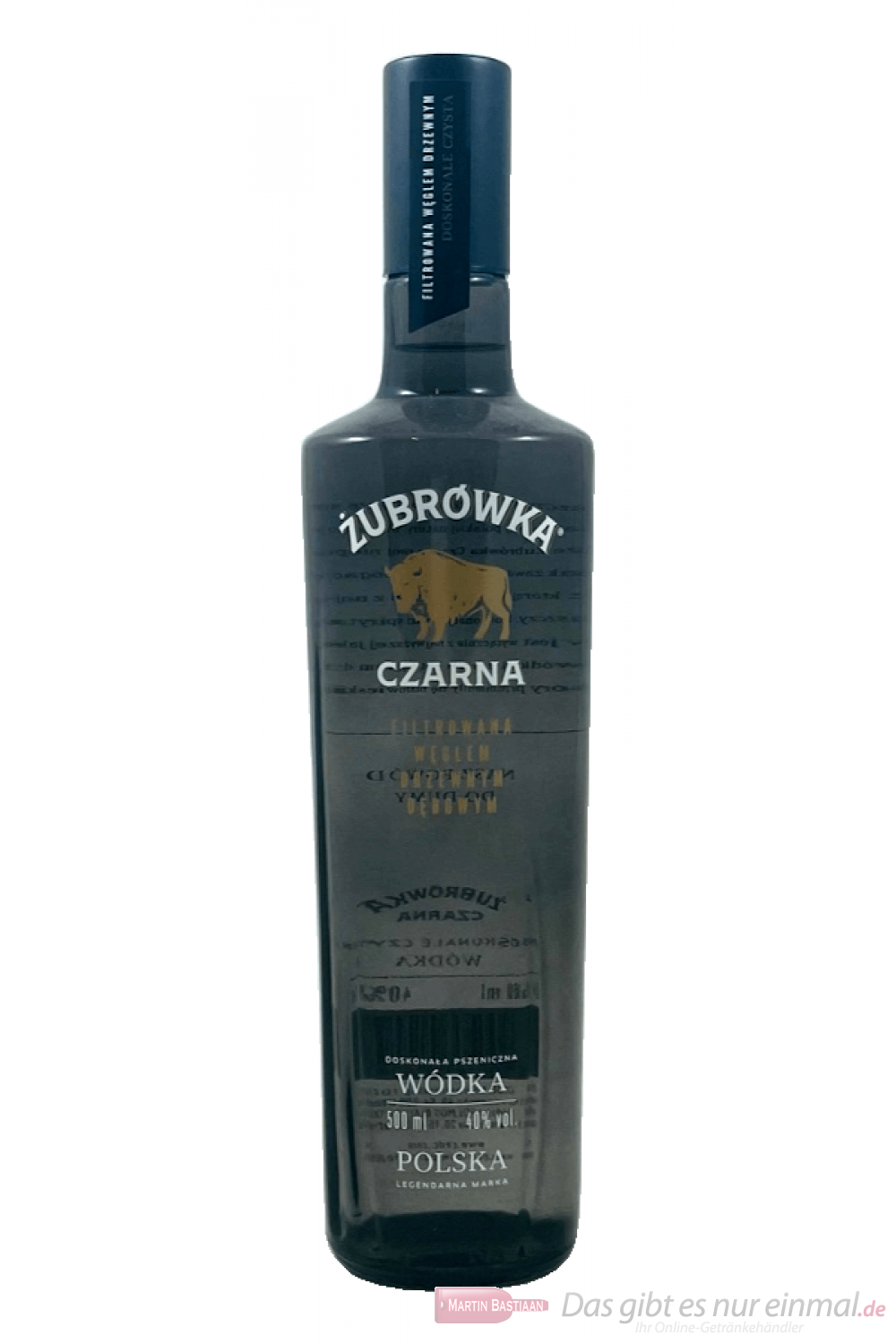 Zubrowka Czarna Black Vodka 0,5l