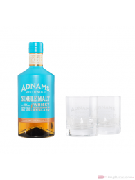 Adnams Single Malt Whisky + 2 Gläser 0,7l 