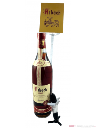 sbach Uralt Weinbrand Großflasche mit Wandhalterung
