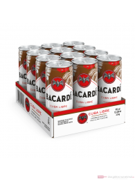 Bacardi Cuba Libre alkoholisches Mischgetränk 0,25l