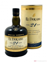 El Dorado 21 Years Rum in Geschenkverpackung 0,7l