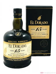 El Dorado 15 Years Rum in Geschenkverpackung 0,7l