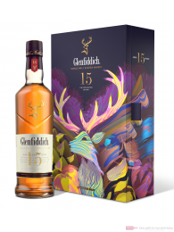 Glenfiddich 15 Years Artist Pack + Flask Single Malt Scotch Whisky 0,7l