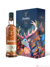 Glenfiddich 18 Years Artist Pack + Flask Single Malt Scotch Whisky 0,7l