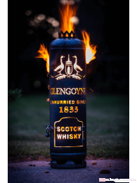 Glengoyne Whisky Feuerstelle mit Tür