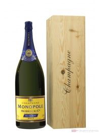 Heidsieck Monopole Blue Top Brut Champagner in Holzkiste 6,0l