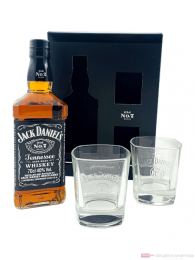 Jack Daniels + 2 Gläser in Geschenkverpackung Tennessee Whiskey 0,7l