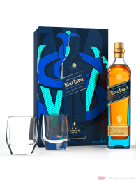 Johnnie Walker Blue Label Limited Edition Geschenkset mit 2 Gläsern Whisky 0,7l