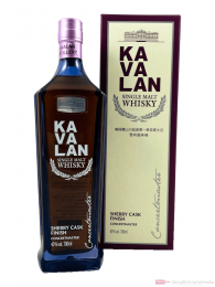 Kavalan Concertmaster Sherry Cask Finish Single Malt Whisky 0,7l