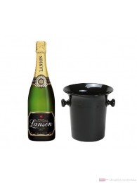 Lanson Champagner Black Label Brut in Champagner Kübel 0,75l