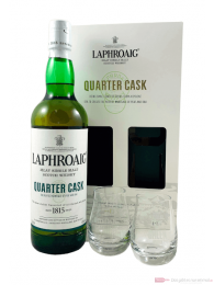 Laphroaig Quarter Cask in Geschenkverpackung mit Glas 0,7l