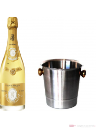 Louis Roederer Cristal 2014 Champagner im Champagner Kühler 0,75l 