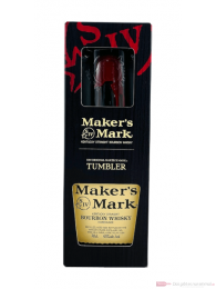 Makers Mark mit Glas Kentucky Straight Bourbon Whiskey 0,7l