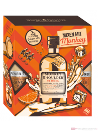 Monkey Shoulder mit 2 Fever-Tree Ginger Ale Geschenkset Blended Malt Scotch Whisky