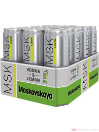 MSK Moskovskaya Vodka & Lemon Tray