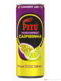 Pitu Passionsfruit Caipirinha alkoholisches Mischgetränk 12-0,33l