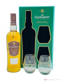 Glen Grant 12 Years in Geschenkverpackung mit Gläsern 0,7l
