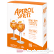 Aperol Aperitivo + 2 Original Aperol Gläser 0,7l  back