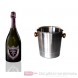 Dom Pérignon Rosé Vintage Champagner im Kühler 0,75l