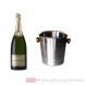 Roederer Champagner Premier Brut im Champagner Kühler Aluminium poliert 12% 0,75l Flasche