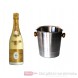 Roederer Cristal 2012 Champagner im Champagner Kühler Aluminium poliert 12% 0,75l Flasche