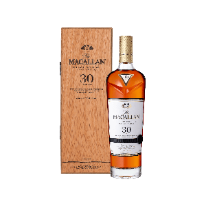 The Macallan Sherry Oak 30 Years 2024 bottle + box