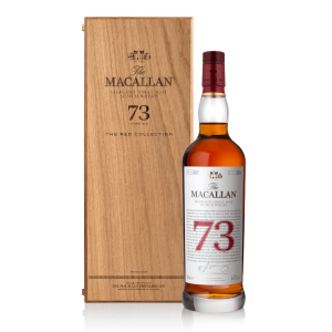 The Macallan Red Collection 73 Years 2024 bottle + box